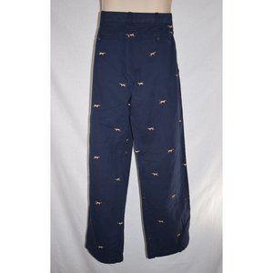 Izod Saltwater Navy Blue Pants 33x32